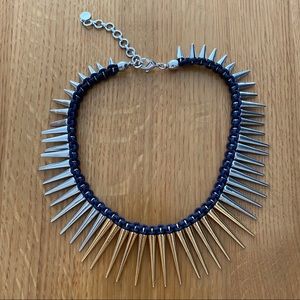 Statement spiky necklace